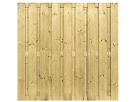 Azalp tuinscherm vurenhout voor beton Foto van Azalp tuinscherm vurenhout voor beton