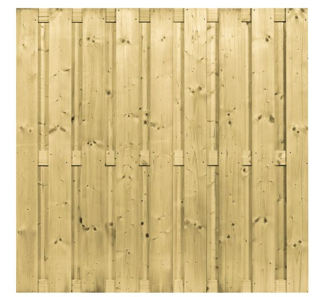 Azalp tuinscherm vurenhout voor beton