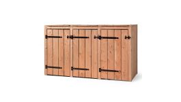 Volente containerberging Eva voor 3 containers Foto van Volente containerberging Eva voor 3 containers