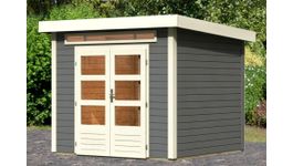 Karibu 82987 Kandern 3 Gartenhaus - Terragrau Foto von Karibu 82987 Kandern 3 Gartenhaus - Terragrau