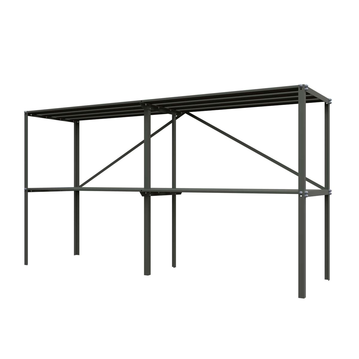 Royal Well kweektafel vrijstaand groengrijs