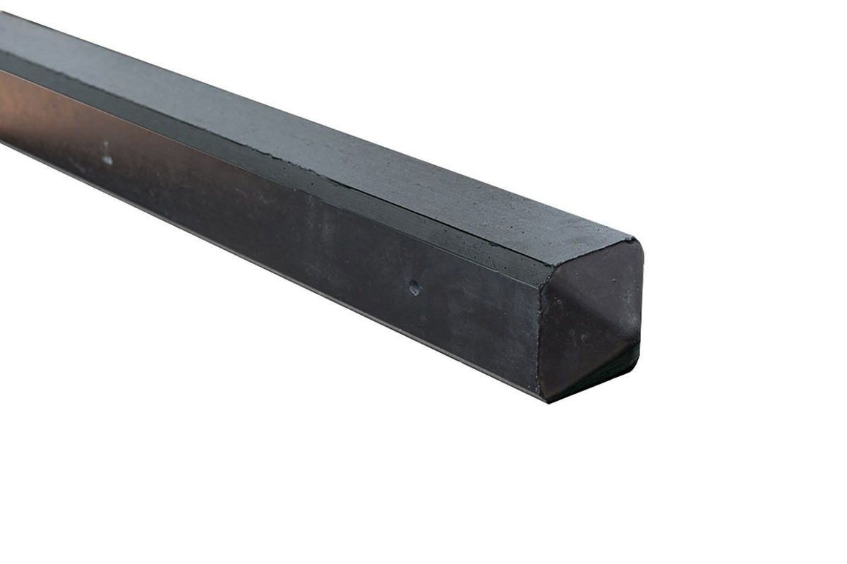 Azalp Beton paal antraciet gecoat 10x10x280 cm