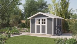 Grosfillex 23007276 DECO H7.5 - Kunststoff Gartenhaus grau Foto von