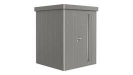 Biohort Neo 1A metalen tuinhuis Foto van Biohort Neo 1A metalen tuinhuis