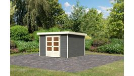 Karibu 9143 Askola 6 tuinhuis - terragrijs Foto van Karibu 9143 Askola 6 tuinhuis - terragrijs