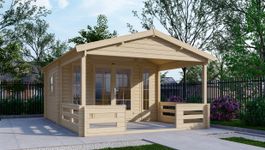 Interflex Blockhütte 3830 L Foto von Interflex Blockhütte 3830 L