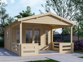 Interflex Blockhütte 3830 L Foto von Interflex Blockhütte 3830 L