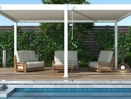 Porchenzo Paros Max aluminium overkapping - wit Foto van Porchenzo Paros Max aluminium overkapping - wit