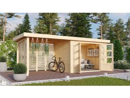 Foto von Karibu 9182 Askola 4 Gartenhaus mit Anbaudach
