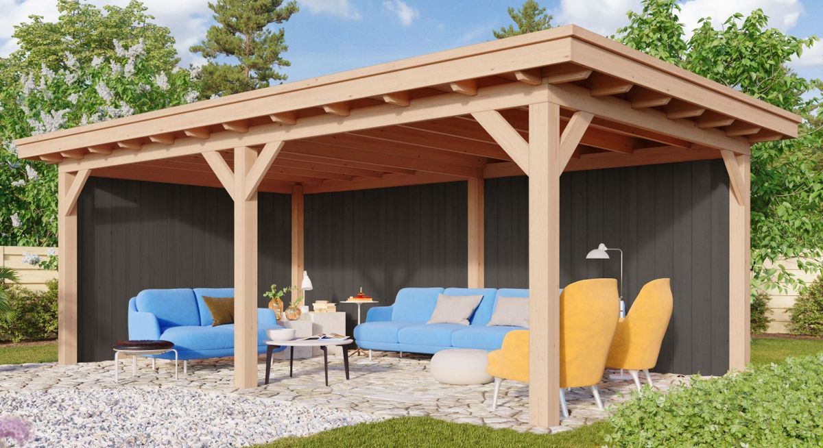 Kirk and Michaels Douglasien Überdachung Nerva nero