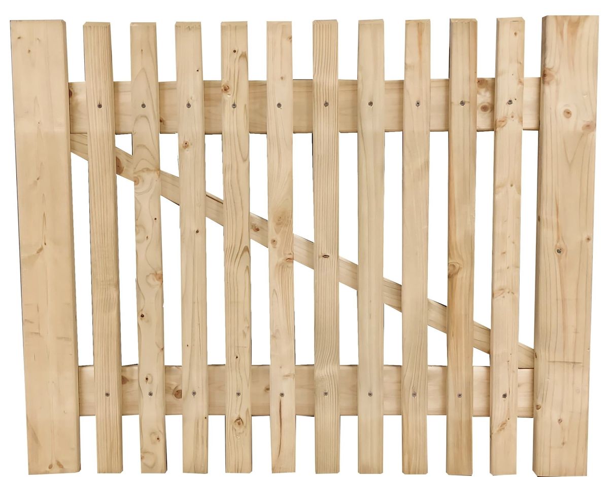 Azalp vurenhouten regelpoort 80x100 cm