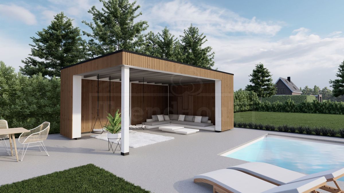 Trendhout Außenaufenthalt Capri - rechts