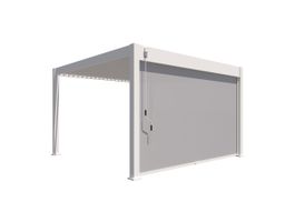 Porchenzo Paros windscherm 400 cm - wit Foto van Porchenzo Paros windscherm 400 cm - wit