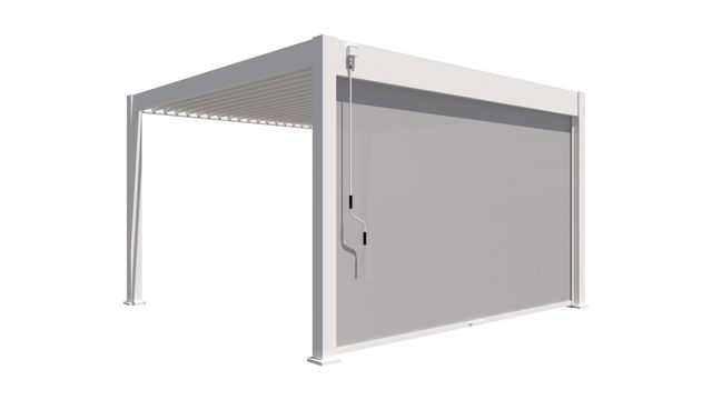 Porchenzo Paros windscherm 400 cm - wit