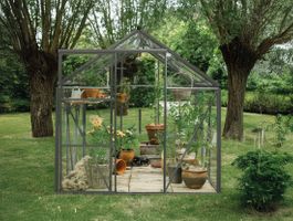 Royal Well Kate III Tuinkas Full Options groengrijs Foto van Royal Well Kate III Tuinkas Full Options groengrijs