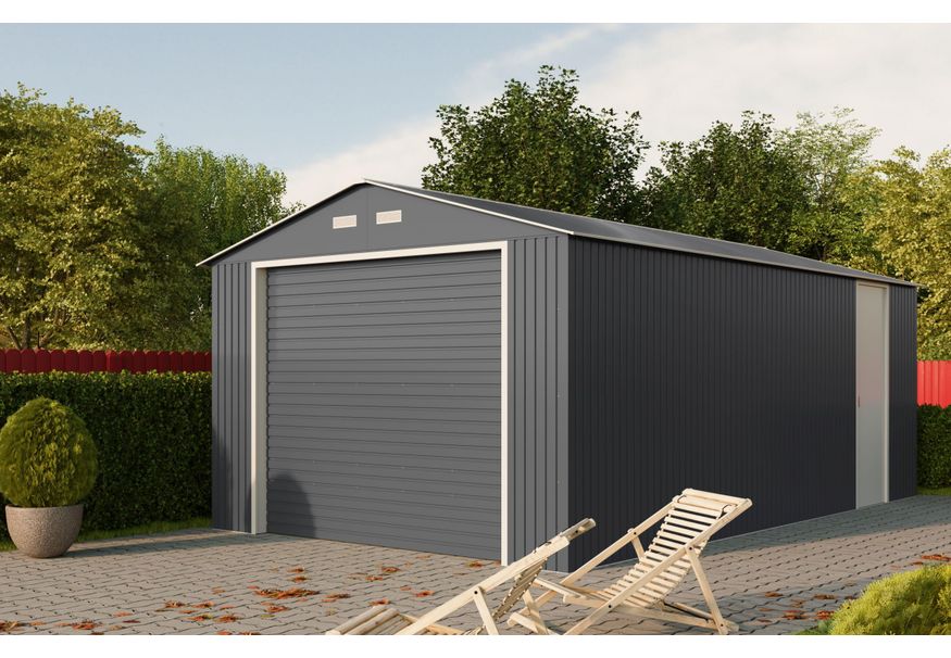 Duramax Garage Antraciet 1144x370 cm Foto van Duramax Garage Antraciet 1144x370 cm