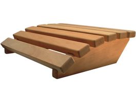 Azalp Bein- und Kopfstütze für Sauna - Erle Foto von Azalp Bein- und Kopfstütze für Sauna - Erle