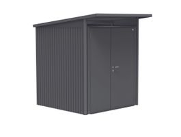 Biohort AvantGarde A1 metalen tuinhuis dubbele deur Foto van Biohort AvantGarde A1 metalen tuinhuis dubbele deur