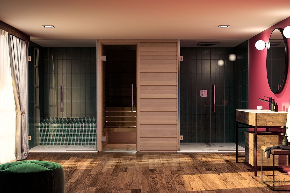 Auroom binnensauna Cala Wood