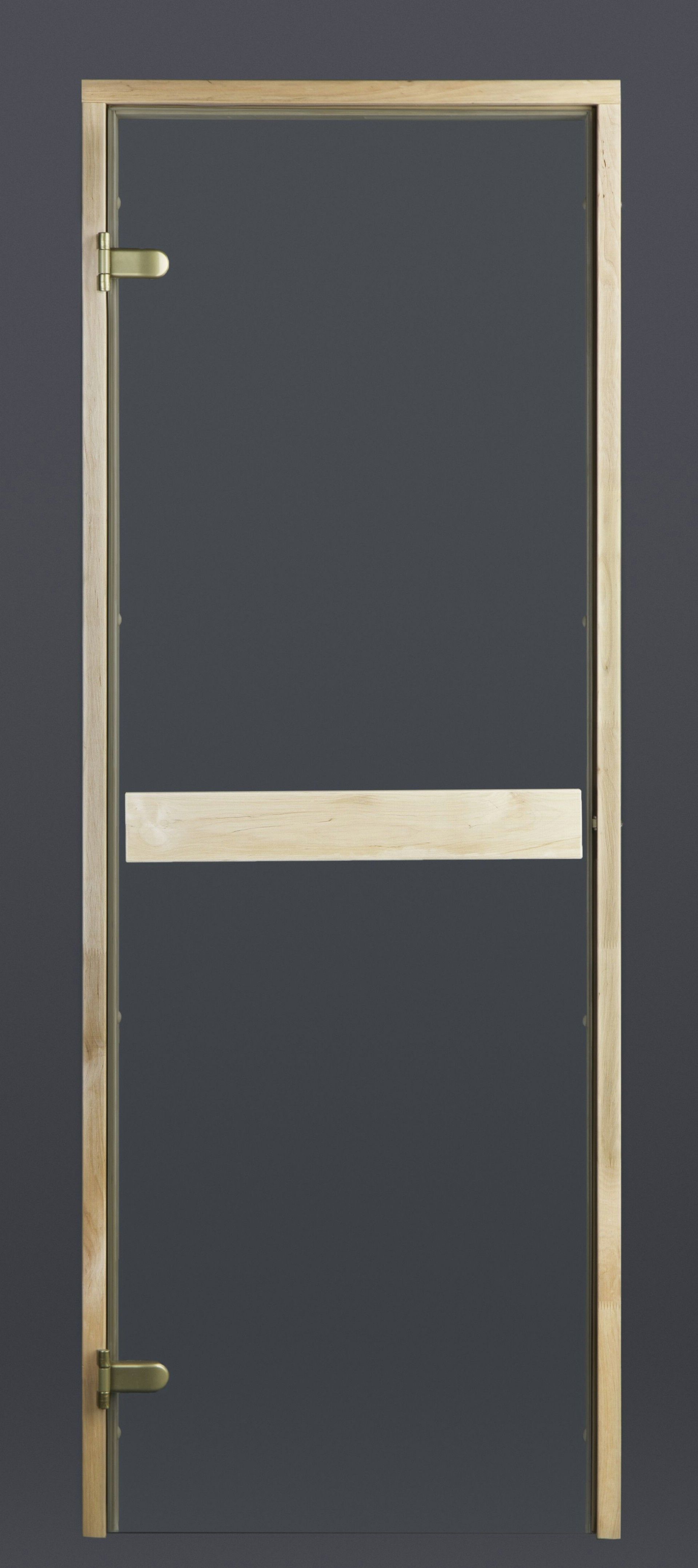 Foto van Ilogreen Saunadeur Classic (Elzen) 89x209 cm, helderglas