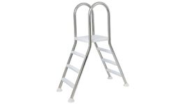 Foto van Flexinox A-frame trap met platform 4/4 treden - AISI 304