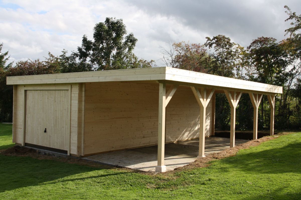 Azalp Houten Garage Lagra