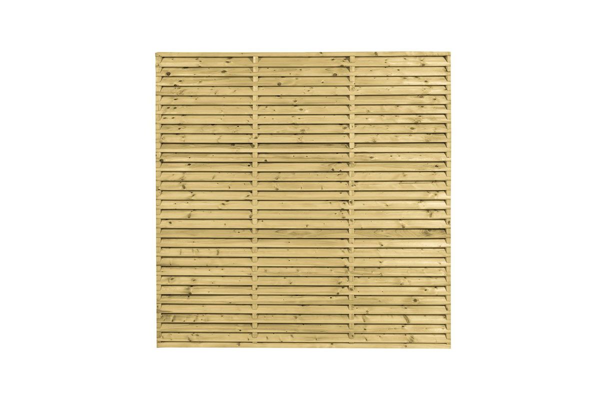 Azalp louvre scherm vurenhout