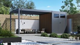 Porchenzo Paros Max met berging - teak Foto van Porchenzo Paros Max met berging - teak