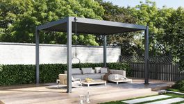 Porchenzo Paros Classic aluminium aluminium pergola - Anthrazit Foto von