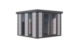 Foto van Telluria Luminato 3030 metalen tuinkantoor