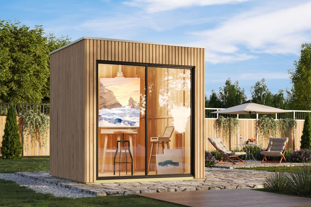 SmartShed houten tuinhuis Cube Novia