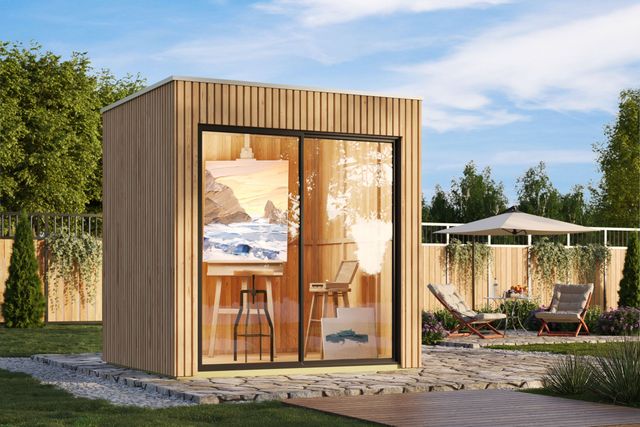 SmartShed houten tuinhuis Cube Novia