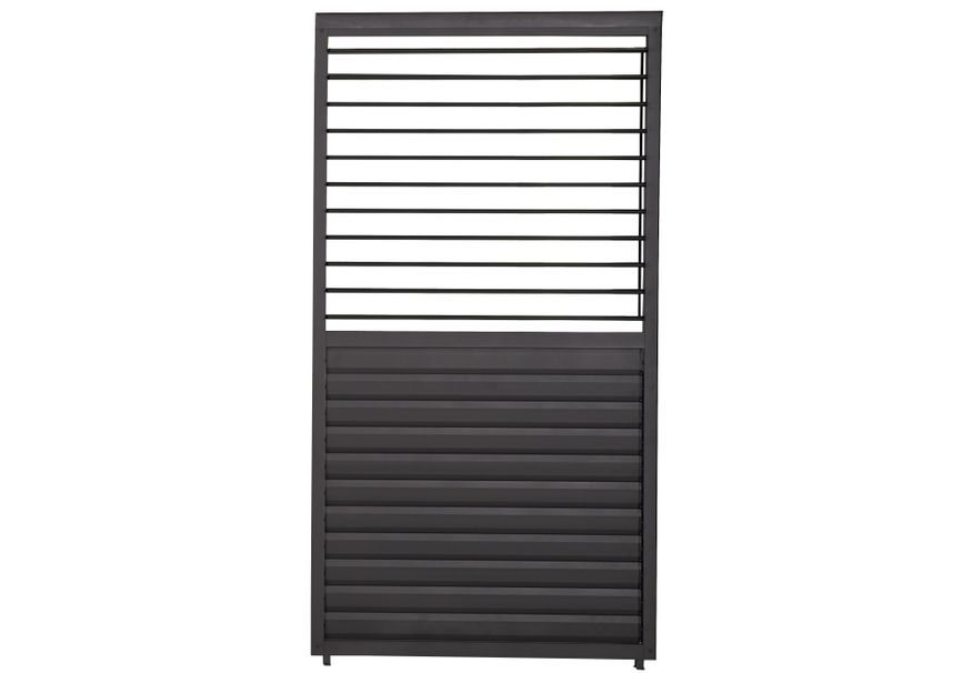 Mirador verstelbaar shutter paneel 123 cm - antraciet Foto van Mirador verstelbaar shutter paneel 123 cm - antraciet