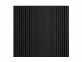 Foto van WoodAcademy design wand verticaal - zwart