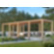 Foto van WoodAcademy Douglas overkapping Ruby Excellent 1180x300 cm