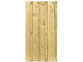 Azalp tuinscherm vurenhout recht horizontaal Foto van Azalp tuinscherm vurenhout recht horizontaal