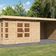 Karibu Kastorf 7 tuinhuis met overkapping 320 cm - zij en achterwand (31560)