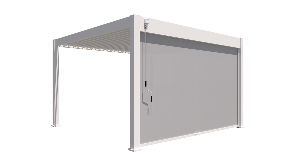 Porchenzo Paros windscherm 265 cm - wit
