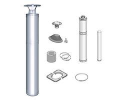 Foto von Harvia WHP1500 RVS Stahlschornstein - Schräges Dach