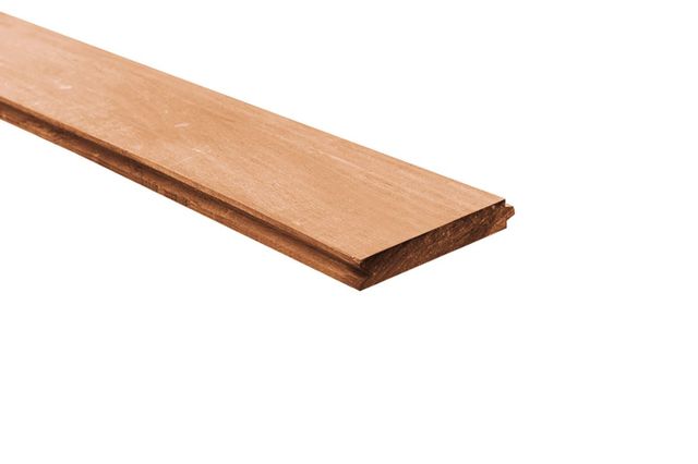 Azalp Azobe Damwand Fijnbezaagd damwand 30 x 185 mm