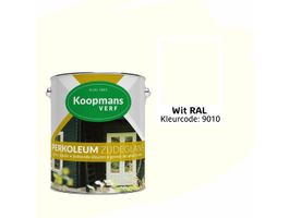 Koopmans Perkoleum - Weiß RAL 9010 - 2.5L Seidenglanz Foto von Koopmans Perkoleum - Weiß RAL 9010 - 2.5L Seidenglanz
