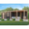 Foto von WoodAcademy Gartenhaus mit Überdachung Nefriet Excellent nero 980x400 cm