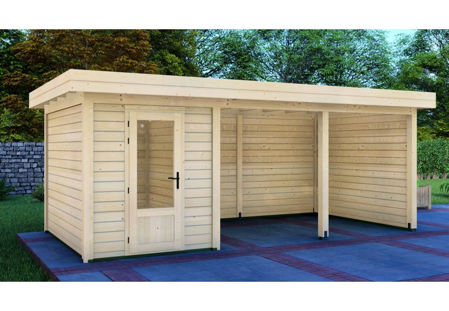 Graed Gartenhaus mit Terrasse Bremen 600x300 cm Foto von Graed Gartenhaus mit Terrasse Bremen 600x300 cm