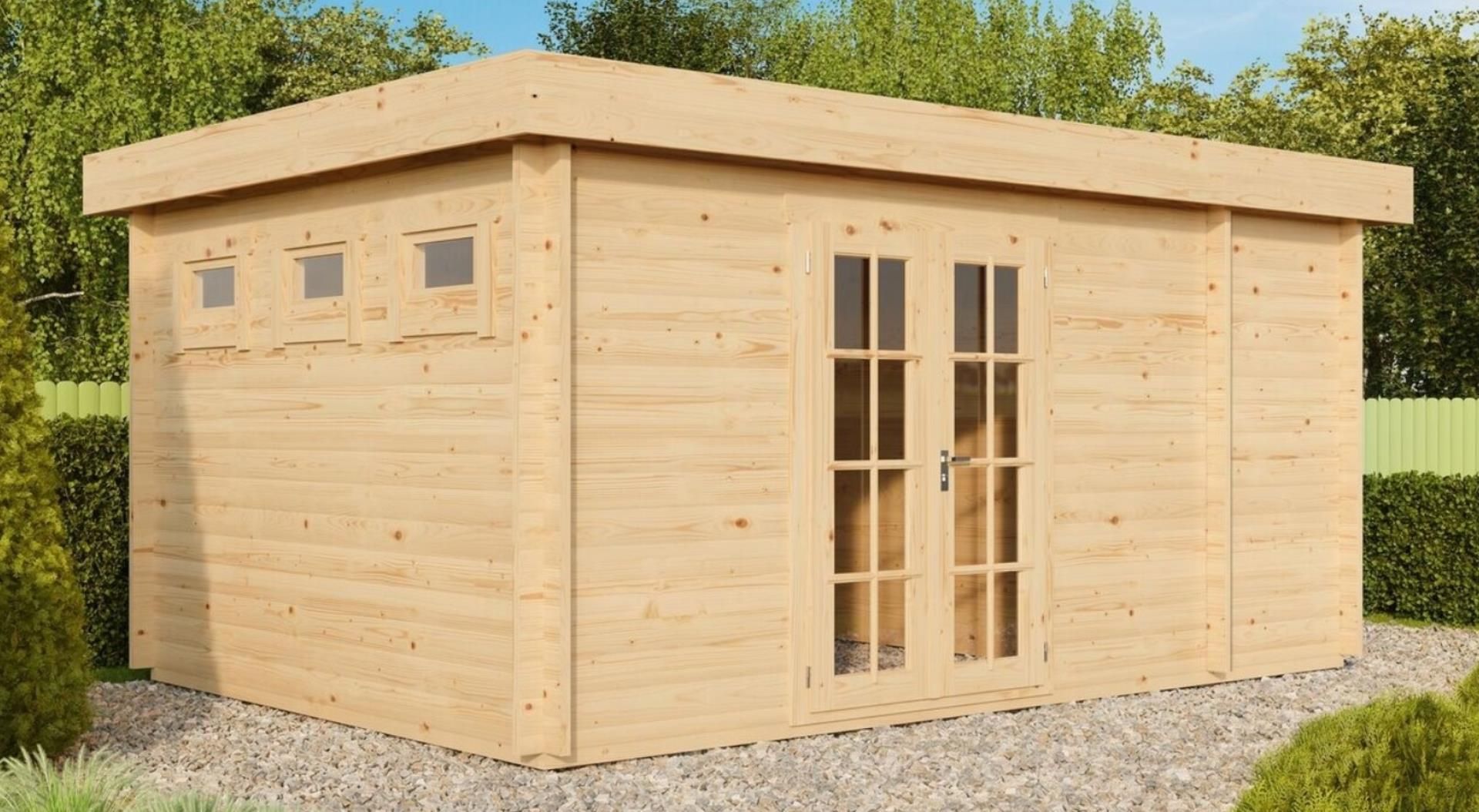 Foto der Azalp Blockhütte Lars