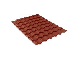 Solid dakpannen metaal - rood Foto van Solid dakpannen metaal - rood
