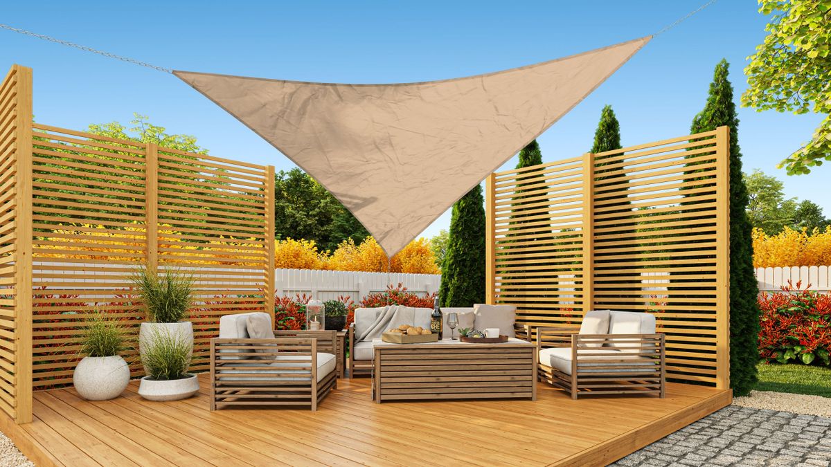 Nesling Coolfit Schaduwdoek Driehoek