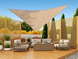 Nesling Coolfit Schaduwdoek Driehoek Foto van Nesling Coolfit Schaduwdoek Driehoek