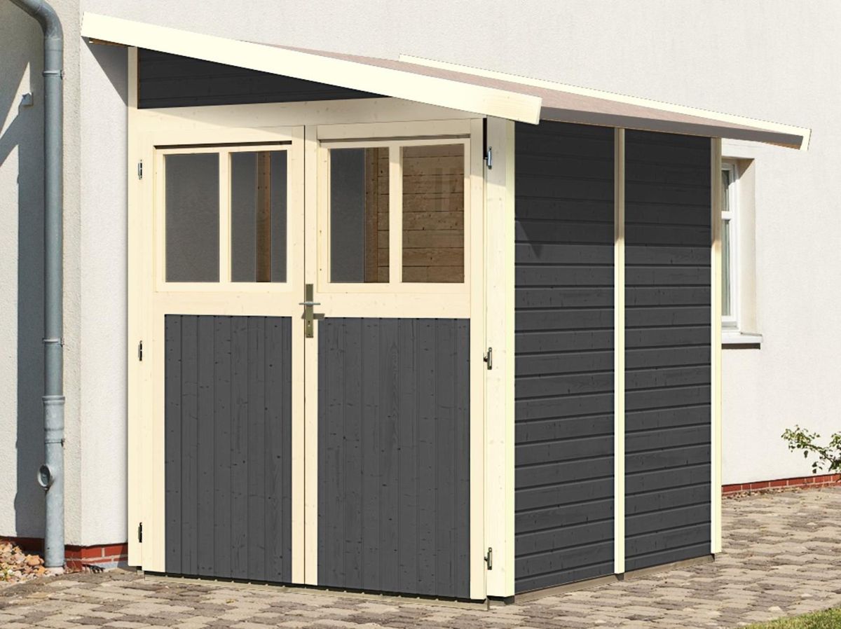 Karibu 73072 Wandlitz 2 tuinhuis - terragrijs