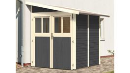 Karibu 73072 Wandlitz 2 Gartenhaus - Terragrau Foto von Karibu 73072 Wandlitz 2 Gartenhaus - Terragrau