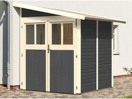 Karibu 73072 Wandlitz 2 Gartenhaus - Terragrau Foto von Karibu 73072 Wandlitz 2 Gartenhaus - Terragrau